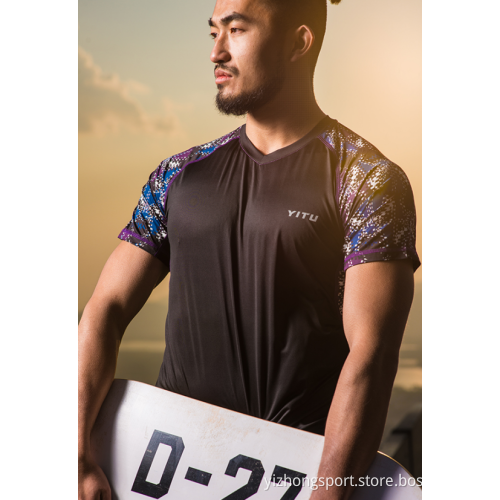 Moisture Wicking Dry Fit T Shirt Black Royal